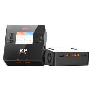 ISDT K2 AC 200W DC 500Wx2 Balance Charger Discharger for Lipo NiMh Pb Battery - Picture 1 of 5