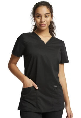 Cherokee Workwear Revolution Women's V-Neck Scrub Top | WW620 - Image 1 of 3