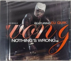 WON-G w/ DJ QUIK Nothing’s Wrong - EXTEND & INSTRUMENTAL & ACAPELLA [CD,2001] - Imagen 1 de 1