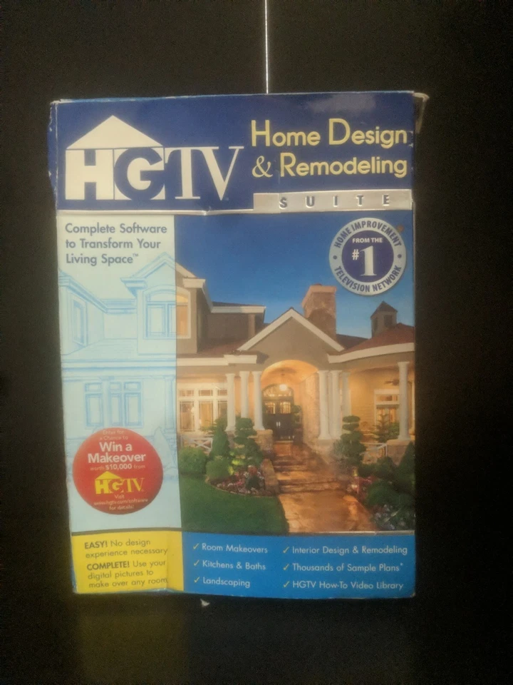 HGTV Home Design & Remodeling Suite Software Kit - Open Box ~ shelf00g - Image 1 of 2