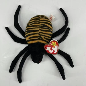 Vintage Ty Beanie Babies Spinner Spider RARE Retired w/ ERRORS 1996 Hang Tag - Bild 1 von 9