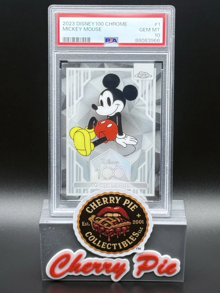 2023 Topps Disney 100 Chrome #1 Mickey Mouse PSA 10 GEM MINT ~READ~ - Image 1 of 4