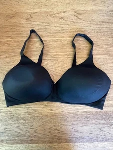 SOMA Pure Black Solid 34B Embraceable Lightly Lined Wireless Bra NEW!!!!! - Picture 1 of 2