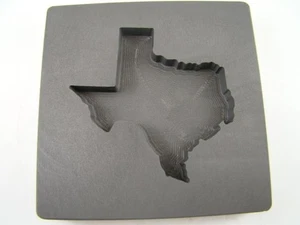 Custom Texas 5 oz + Goldbarren High Density Graphitform - Kupfer & Silber 3 oz + - Bild 1 von 4