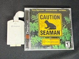 🎮 Sega Dreamcast &ndash; Seaman w/ Microphone (Game + Case + Manual)