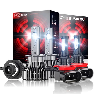 Para Infiniti Q40 2015 - Faros LED delanteros haz alto/bajo + luz antiniebla 4x bombillas Foto 1 de 4