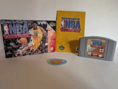 Kobe Bryant  in NBA Courtside(N64/NTSC-USA)- Tested - box danneggiato e manuale - Immagine 1 di 4