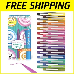 Medium Point 0.7mm Flair Pens 36 Assorted Colors - Picture 1 of 8