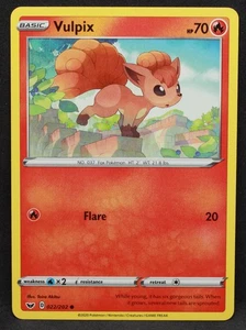Vulpix 022/202 SWSH01: Sword & Shield Base Set Normal Common - LP - Picture 1 of 2