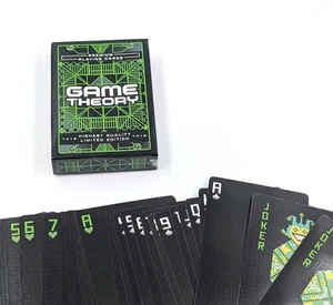 Game Theory Tech Deck of Playing Cards Limited Edition Premium Black Cards - Picture 1 of 8