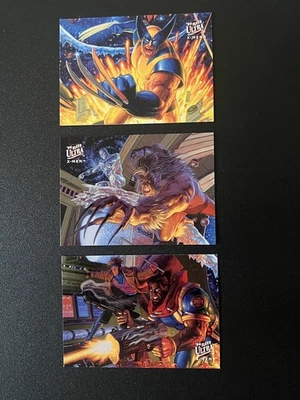 1994 Fleer Ultra X-Men Team Portrait Subset 3-Chase Cards PARTIAL SET 3/9 Clean - Image 1 of 4