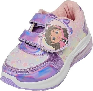 Gabbys Dollhouse Girls Light Up Trainers Kids Flashing Lights Sports Shoes - Picture 1 of 5