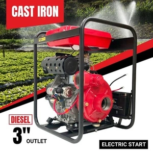 BBT 3" Diesel High Pressure Cast Iron Water Pump - 11HP Electric Start - Picture 1 of 12