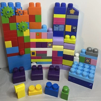 Mega Bloks/Kids @work  Kids Building Blocks Over 95 Pieces Multicolor - Image 1 of 4