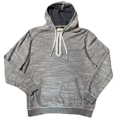 Tommy Bahama Jeans Algodón Lino Tejido Cuarto Cremallera Sudadera con Capucha Para Hombre XL Azul Athleisure Foto 1 de 4
