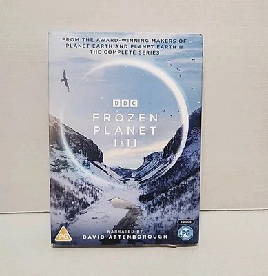 BBC EARTH: FROZEN PLANET 1 & 2 (DAVID ATTENBOROUGH) (DVD) (New) - Image 1 of 4