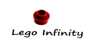 20 LEGO Dark Red Plate 1 x 1 Round with Open Stud Hole (28626 85861) - 20 Pieces - Picture 1 of 2