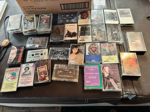 Country Western Music Vintage Rock Cassette Tape Lot Estate Classics - Picture 1 of 10