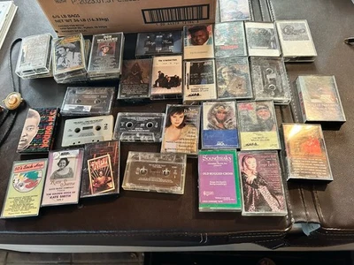Country Western Music Vintage Rock Cassette Tape Lot Estate Classics - Image 1 of 4