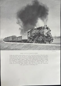 Book Clipping Photo Mikado Frisco Mike Locomotive Texas St Louis San Fran Rail - Picture 1 of 1