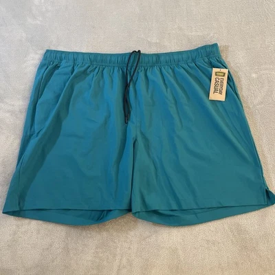 New The Foundry Wicking Performance Activewear Shorts Men's 4XLT XXXXL Green NWT - Image 1 of 4