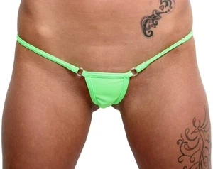 Ladies G-strings Thongs Green One Size Sexy Micro Mini Panties Lingerie Bikini - Picture 1 of 5
