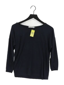Baukjen Damen Top UK 10 Blau 100% Sonstige Langarm Rundhals Basic - Bild 1 von 6