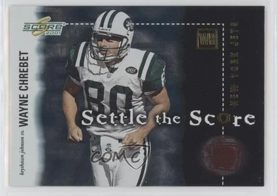 2001 Score Settle the Score Wayne Chrebet Keyshawn Johnson #SS-15 - Image 1 of 2