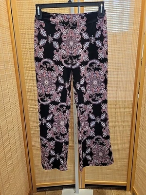 New Directions Womens Pants Size Petite Medium MultiColor Pullon Elastic Waist - Image 1 of 4