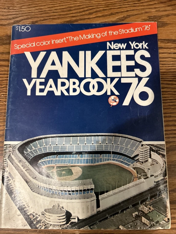 1976 New York Yankees Yearbook.  Good Condition - Image 1 of 1
