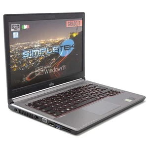 Fujitsu E744 14 " Core I5 Windows 11 8gb 480gb Ordinateur Portable Remis à Neuf - Photo 1/10