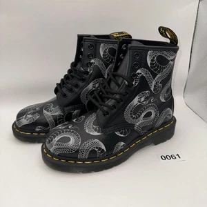 Dr. Martens 1460 Men' Size 4 Women's Size 5 Serpent Print Leather Lace Boots - Picture 1 of 11