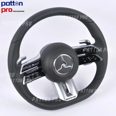 New Sports Steering Wheel Fit for Mercedes Benz AMG S Class S65 S63 GLS CLS - Image 1 of 4