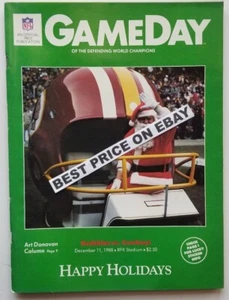 NFL Gameday Magazine Redskins vs. Cowboys December 11, 1988 - Picture 1 of 7