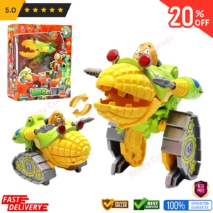 3 in 1 Plants vs Zombies Action Figure Zombie Robot Mech Deformation Anime Toy - Picture 1 of 12
