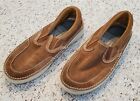 Sperry Top Sider Mens Size 5 M Largo Tan Lt Brown Suede Leather Loafer Slip On