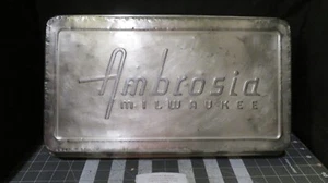 Sartén de molde de chocolate Ambrosia of Milwaukee de 10 libras aproximadamente anterior a la Segunda Guerra Mundial, rara - Imagen 1 de 9