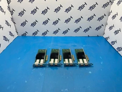 Lenovo 00YK615 Intel X710-DA2 Dual Port 10GbE PCIe 3.0 x8 Ethernet NIC Lot of 4 - Image 1 of 4