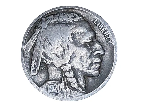 1920-D Denver Buffalo Nickel~ Better Date ~ VG-F VERY GOOD to FINE Cover