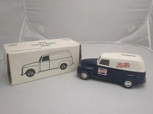 New 1950 Ertl Chevy Panel Bank Pepsi Cola Die Cast Metal Collectible Truck - Picture 1 of 5