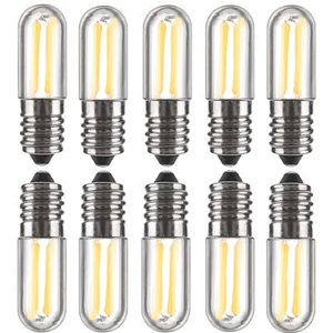 10pc Mini E14 E12 Dimmable LED Fridge Freezer Filament Light Bulbs 1W 2W 4W Lamp - Picture 1 of 13