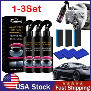 1-3set Car Scratch Quick Repair Nano Spray, Instant Invisible Scratch Remover US - Picture 1 of 11