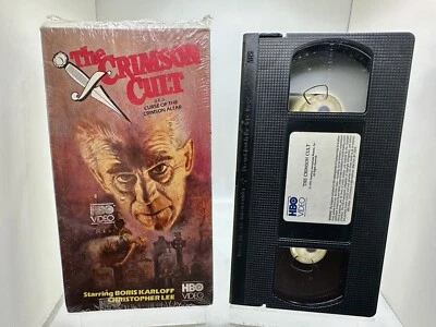 Crimson Cult (Boris Karloff Horror 1968) Rare Vintage VHS in Original Cellophane - Image 1 of 4