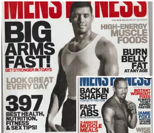 Jamie Foxx Russell Wilson Men's Fitness Magazine October November 2013 2x Issues - Picture 1 of 4