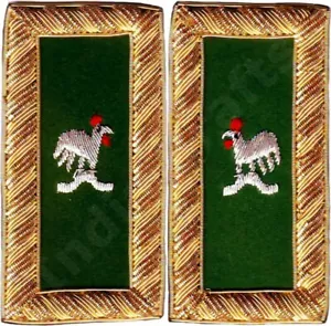 KNIGHT TEMPLAR CAPTAIN GENERAL SHOULDER BOARD PAIR HAND EMBROIDERED (SB-012) - Picture 1 of 2