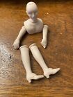 Vgt Miniature Bisque Doll Head & Body Parts Lot Repair Project Craft