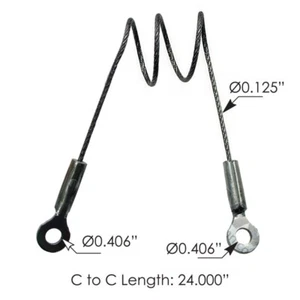 Hood Restraint Cable for Freightliner Part# A1713830004 - HLK2634 - Picture 1 of 1