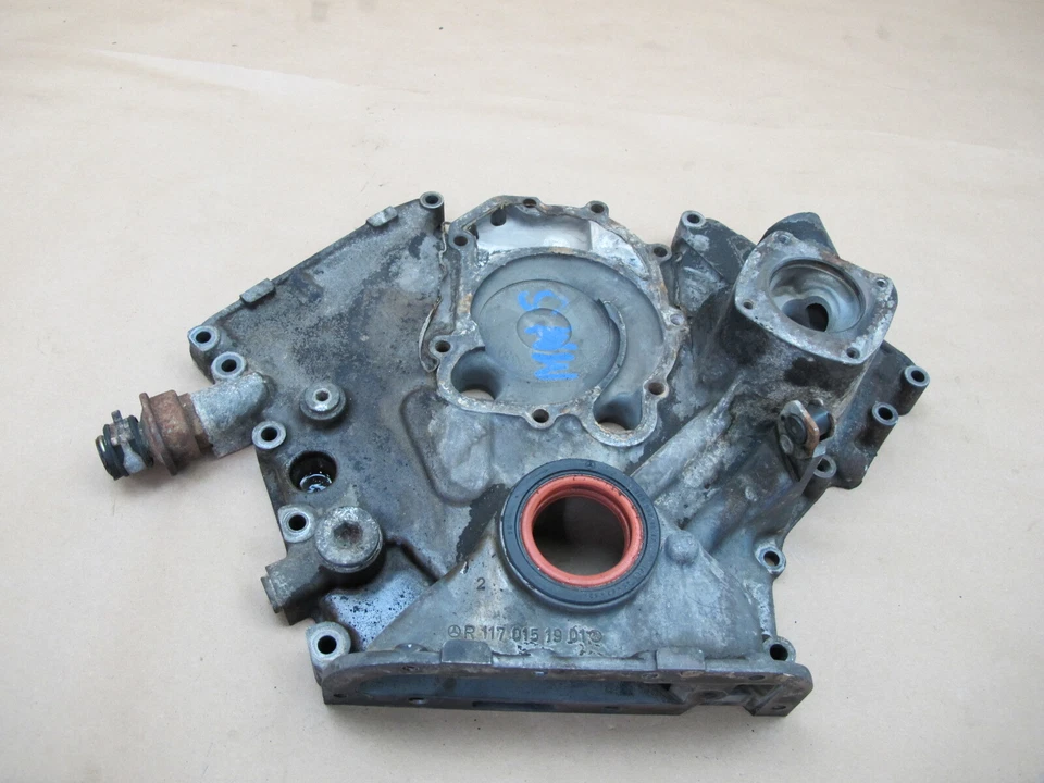 🥇86-91 MERCEDES W126 560SEL ENGINE TIMING COVER R1170151901 OEM - Image 1 of 4