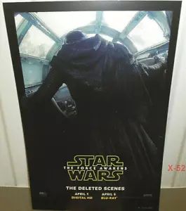 Star Wars The Force Awakens poster blu ray promo Disney 514 of 2000 - Picture 1 of 2
