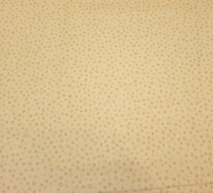Cuddle Time BTY Helz Cuppleditch Quilting Treasures Tonal Golden Tan Polka Dot - Picture 1 of 3